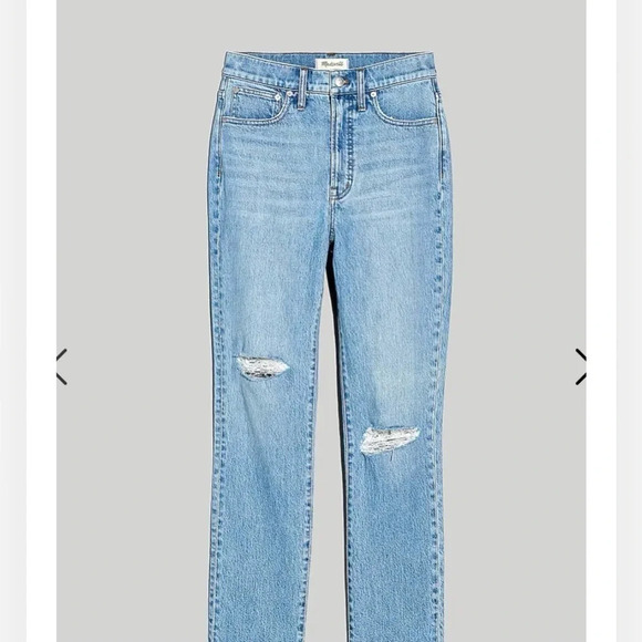 Madewell The Perfect Vintage Jean in Bradwell Wash: Ripped Edition, Size 27, NWT - Picture 2 of 7